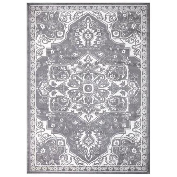 Concord Global Trading Concord Global Trading 69363 3 x 4 ft. Jefferson Vintage Medallion Rectangle Area Rug; Gray 69363